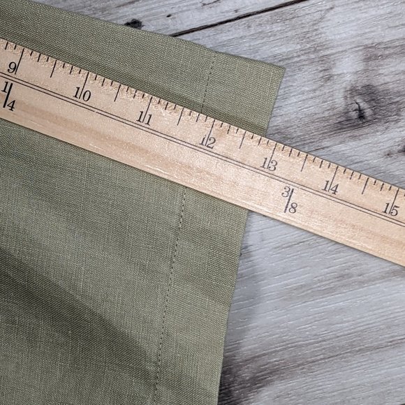 BAHIO* Men's Short Sleeve Button Down Straight Hem 100% Linen Shirt~ Size 2X - Picture 14 of 15